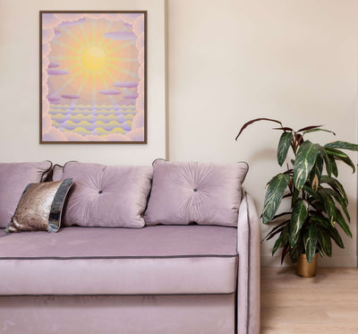 Blue & Orange Seascape